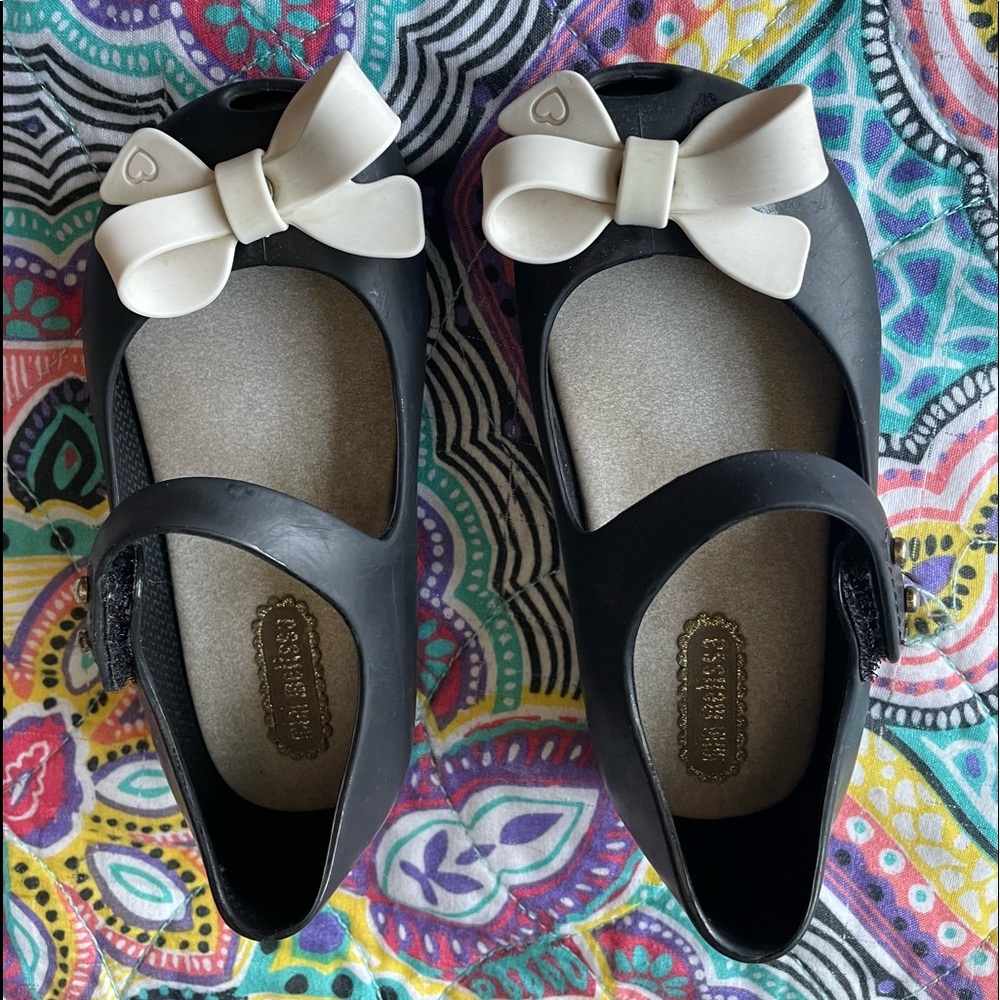 Mini Melissa size 7 little girls shoes
